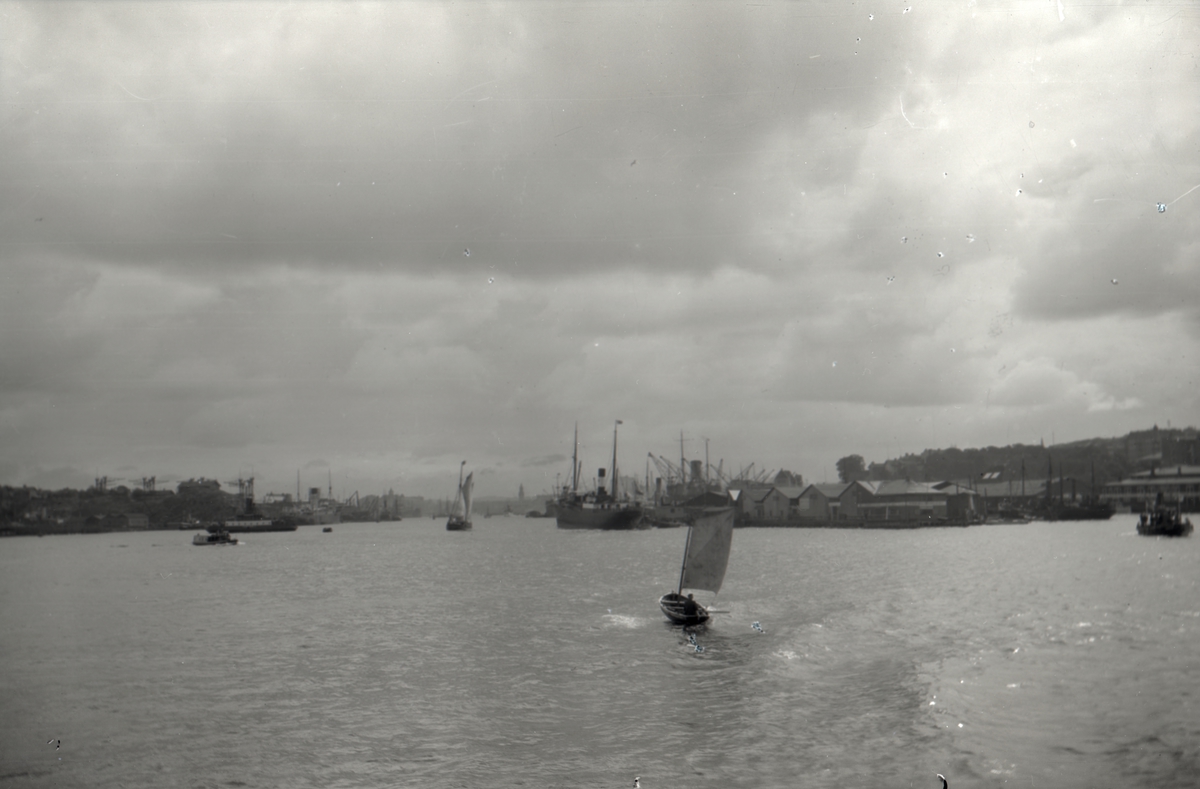 Göteborgs hamn år 1935.