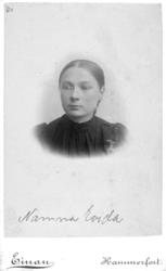Portrett av en ung kvinne, Nanna Evida Bergitte Wara (Vara),