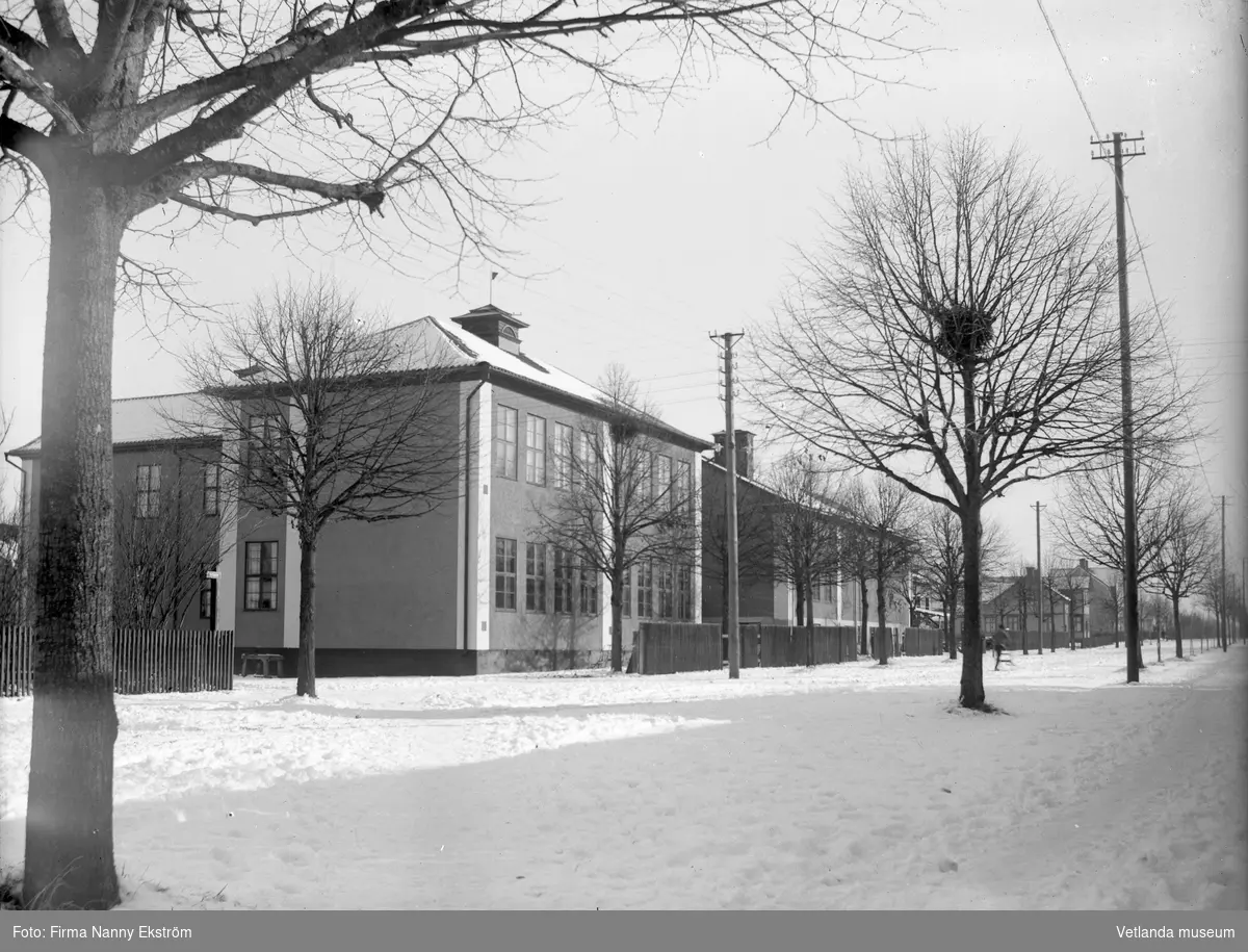 Folkskolan i Vetlanda, 1921-1922 på Norra Esplanaden.
