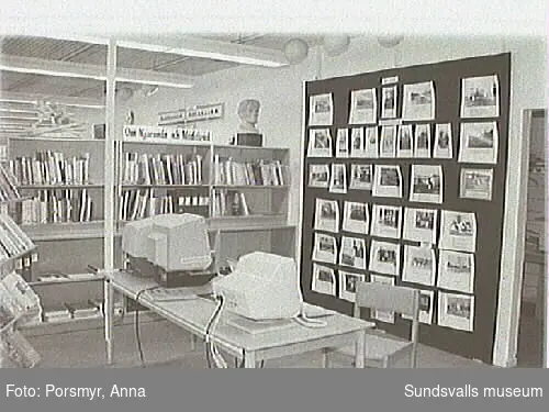 Dokumentation av biblioteksfilialen i Kvissleby, Njurunda