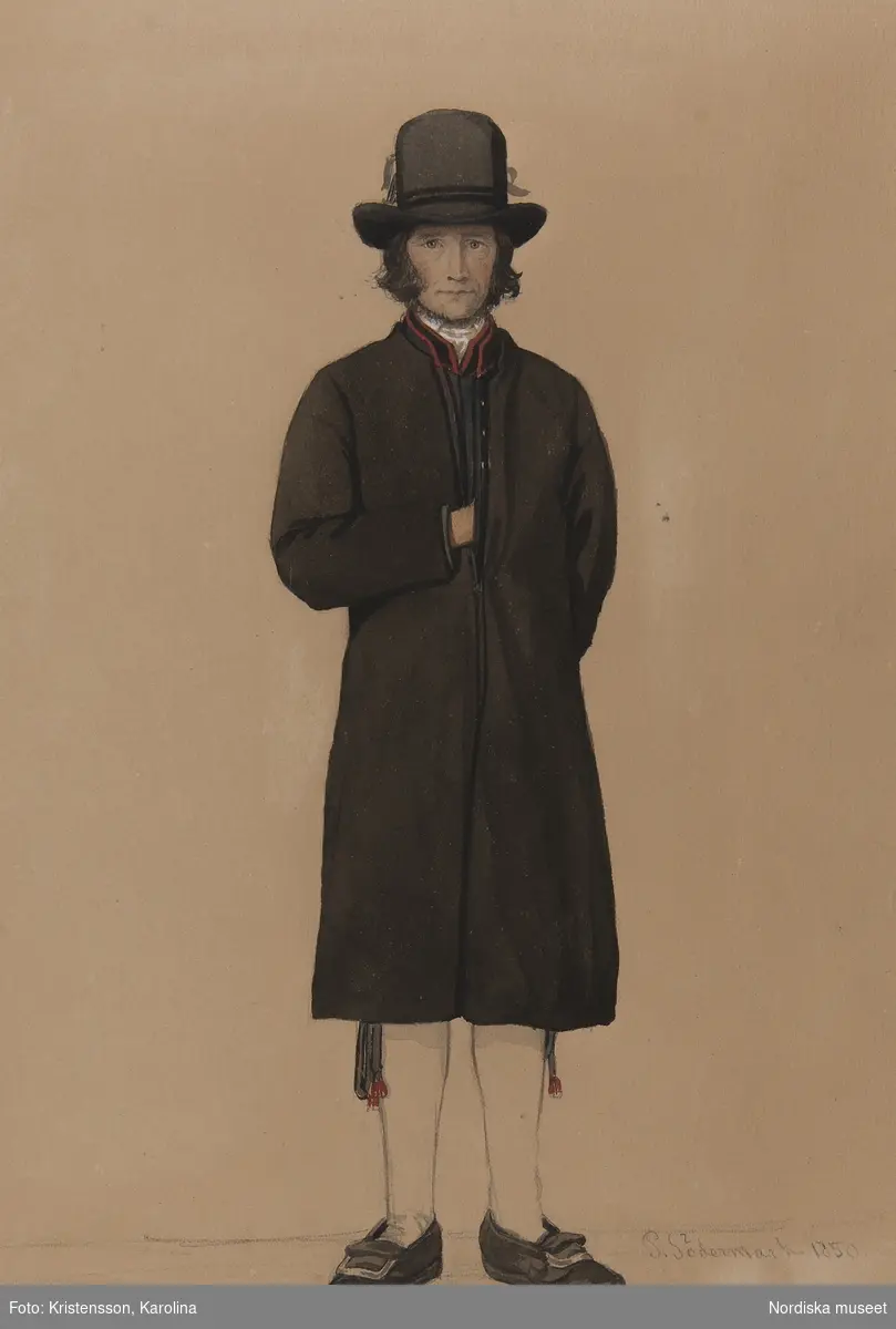 Man, Kessjerker i Lima. P. Södermark 1850