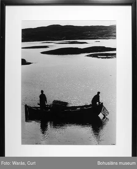 Hummerfiskare vid Gullholmen i september 1969