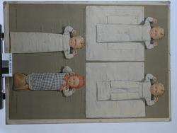 Plansje, påkledning av spedbarn