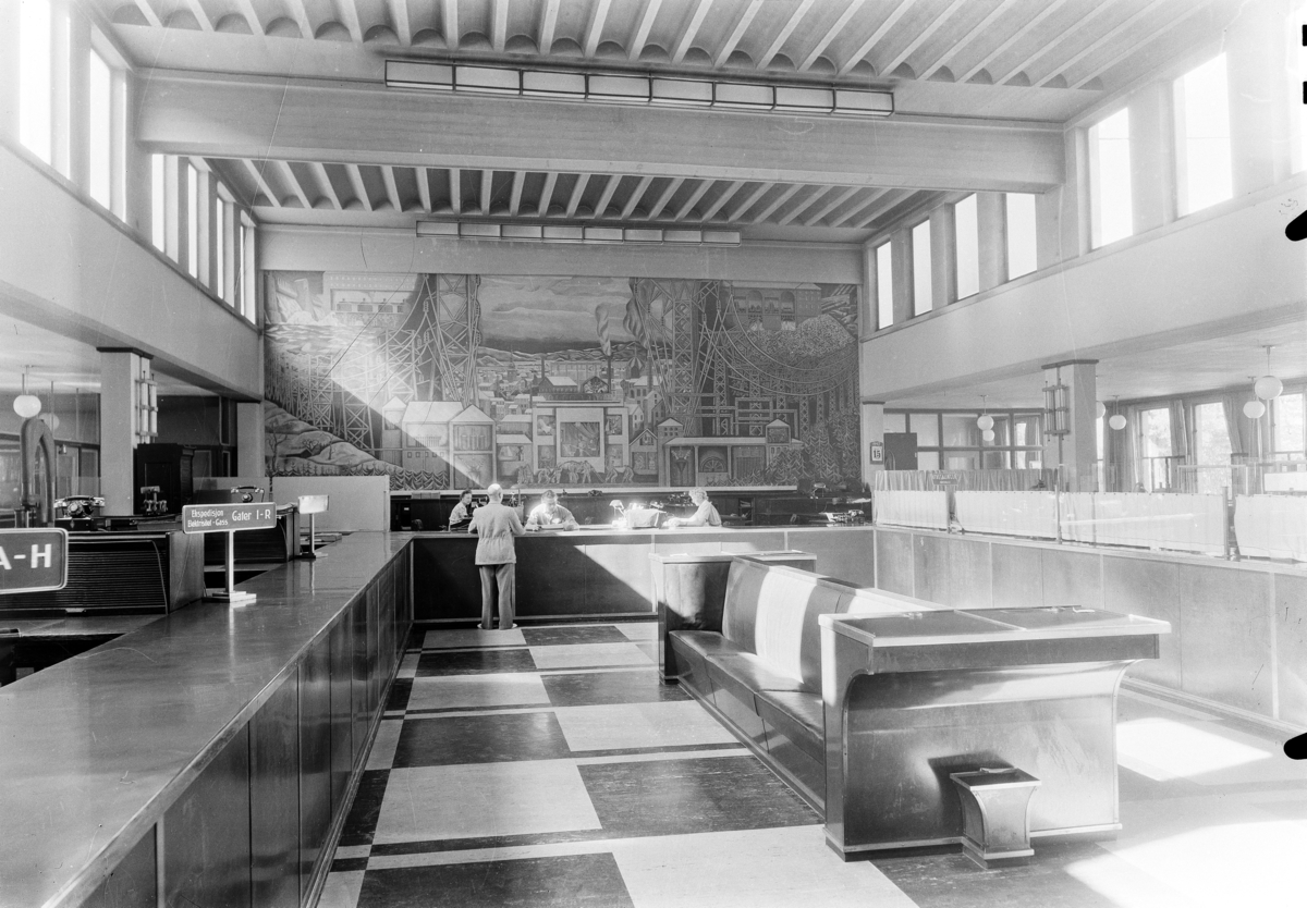 Arkitekturfoto av interiør og eksteriør på Oslo Lysverkers bygning.