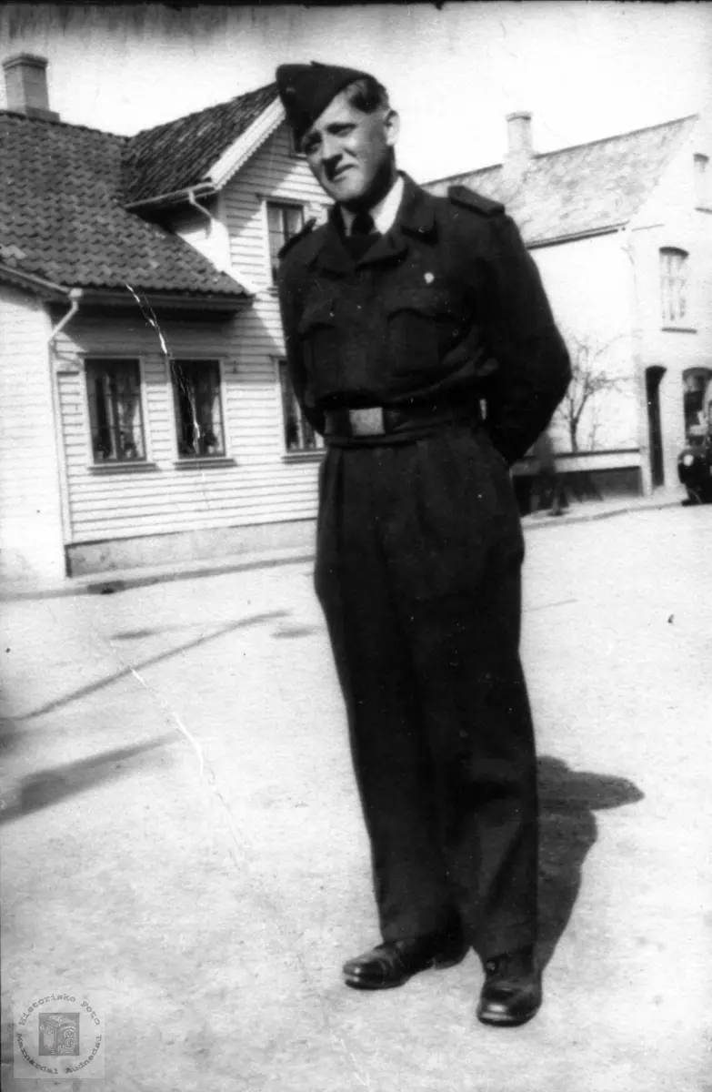 Soldat i Somaleiren, Stavanger. Knut N. Skuland.
