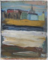 Mot Nidelven [Olje på plate]