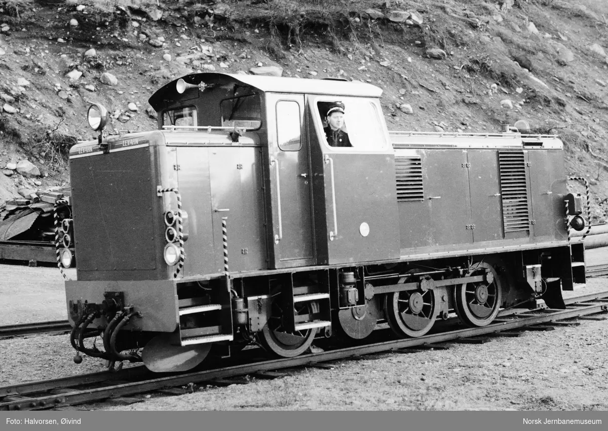 Lokomotivet "Saulo" fra Levahn ved idriftsettelsen på Sulitjelmabanen