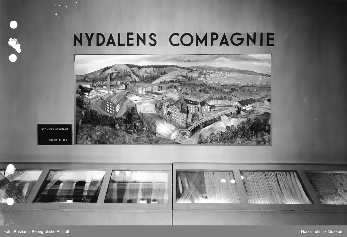 Vi kan-utstillingen, Oslo 1938. Utstillingsstand Nydalens Compagnie
