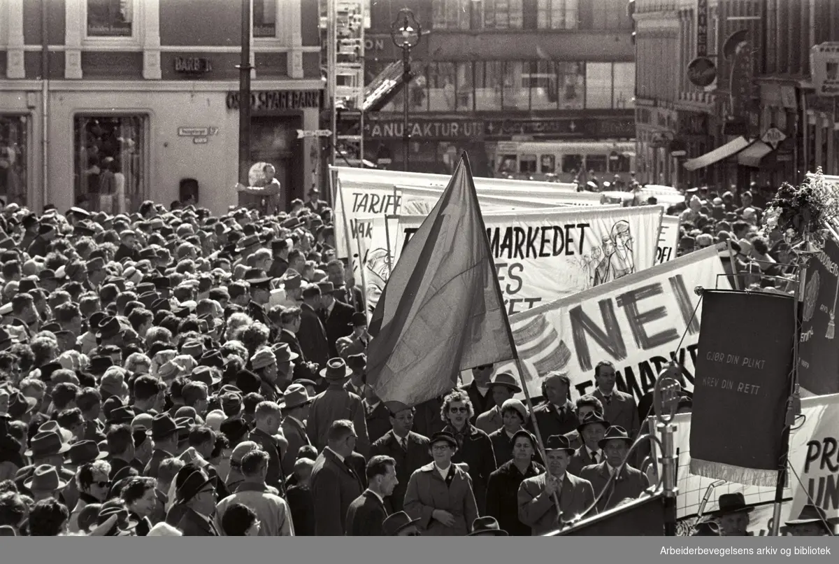 1. mai 1962, Youngstorget.