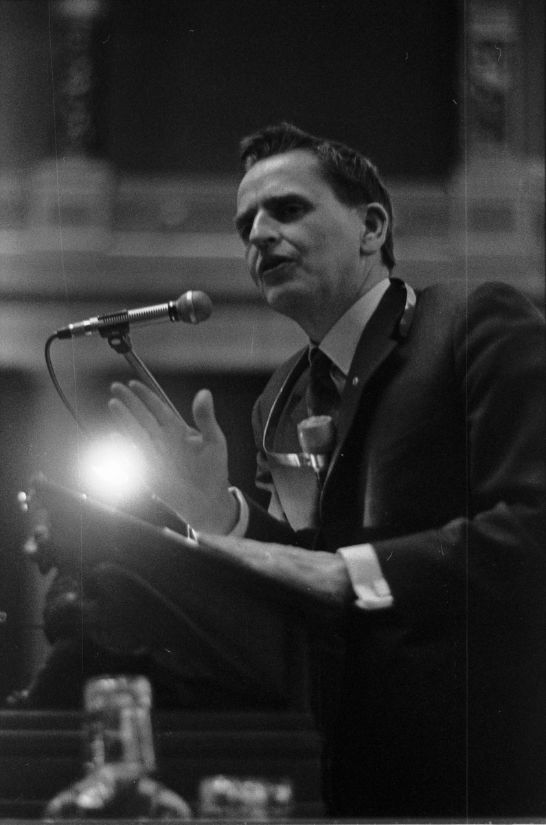 Olof Palme, Uppsala oktober 1968
