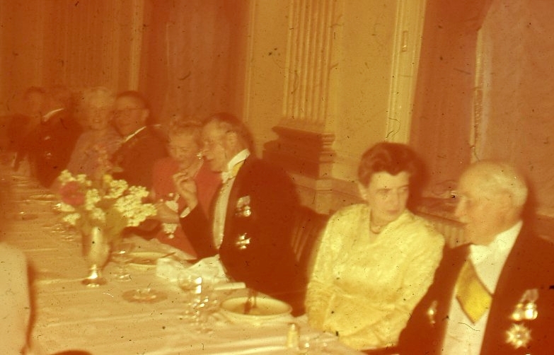 Jubileum 50 års, A 6. Officerskårens middag på Stora hotellet.