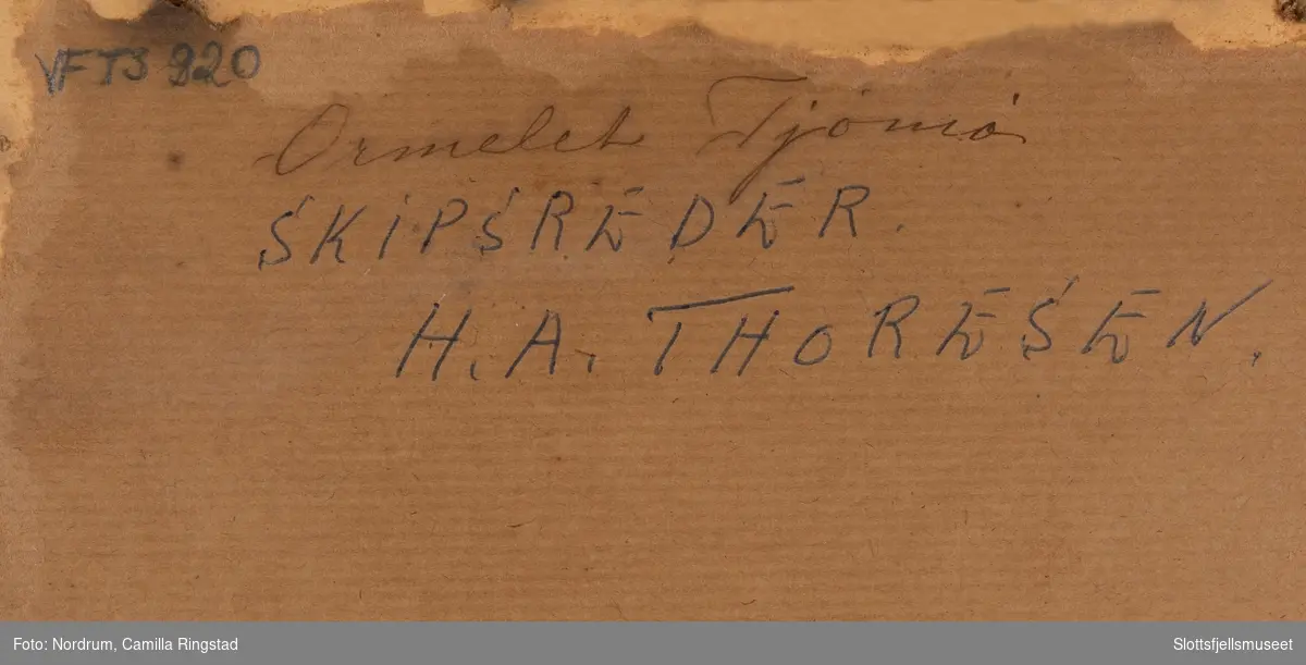Skipsreder H. A. Thoresens villa Ormelet, Tjømøe