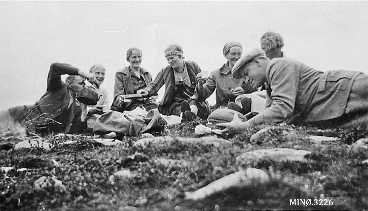 kaffebål på Grønnfjell ca. 1930