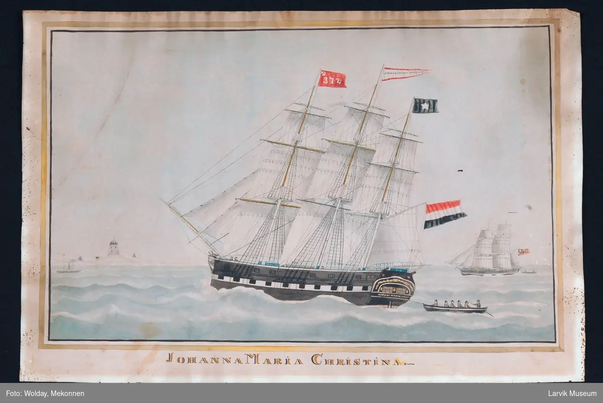 Fullrigger Johanna Maria Christina under nederlandsk flagg