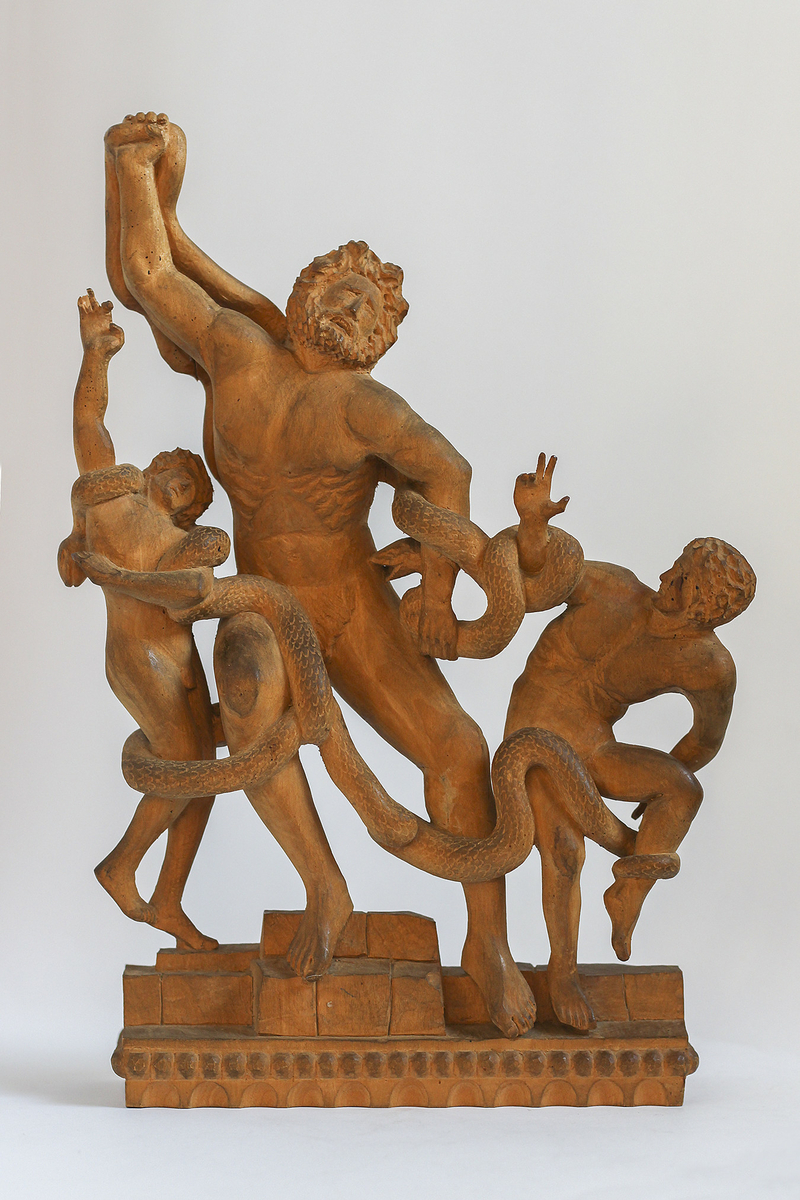 Treskulptur av "Lakoongruppen"