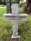 Gravvård rest över en polsk kvinna av IM hemmet, Vrigstad kyrkogård.