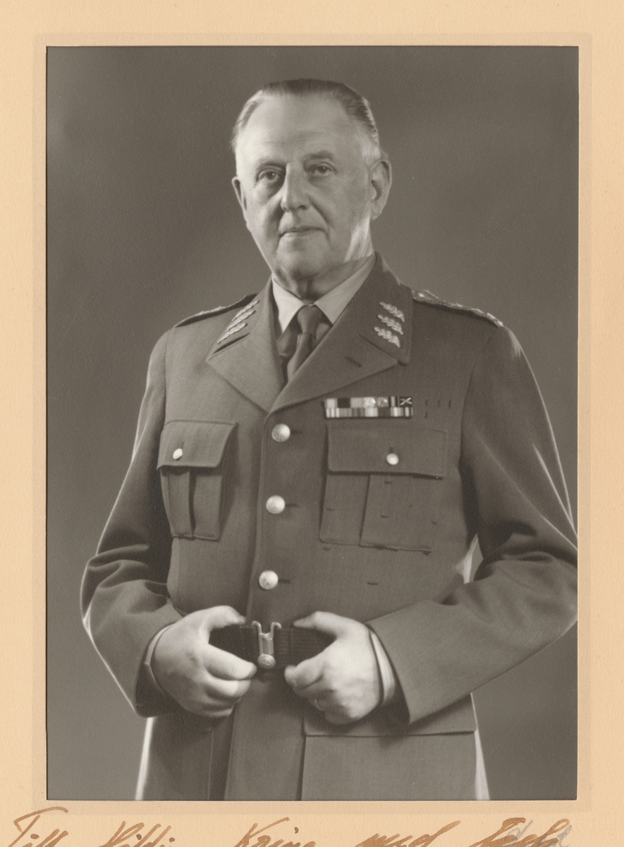 Porträtt av generallöjtnant och arméchef Carl August Ehrensvärd.