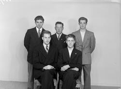 Vadsø 1953. Vadsø Atletklubb. Stående fra venstre Torbjørn J