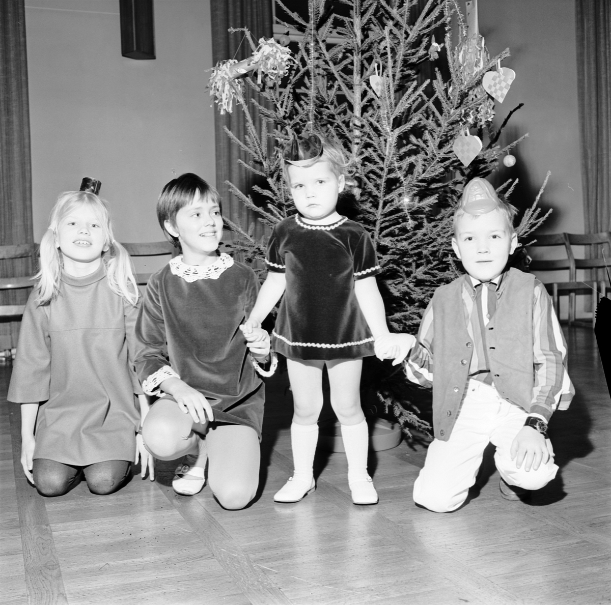 Julfest i Söderfors, Uppland 1969