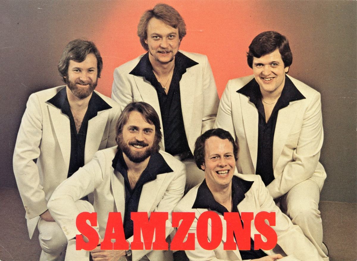 Vykort på dansbandet Samzons.