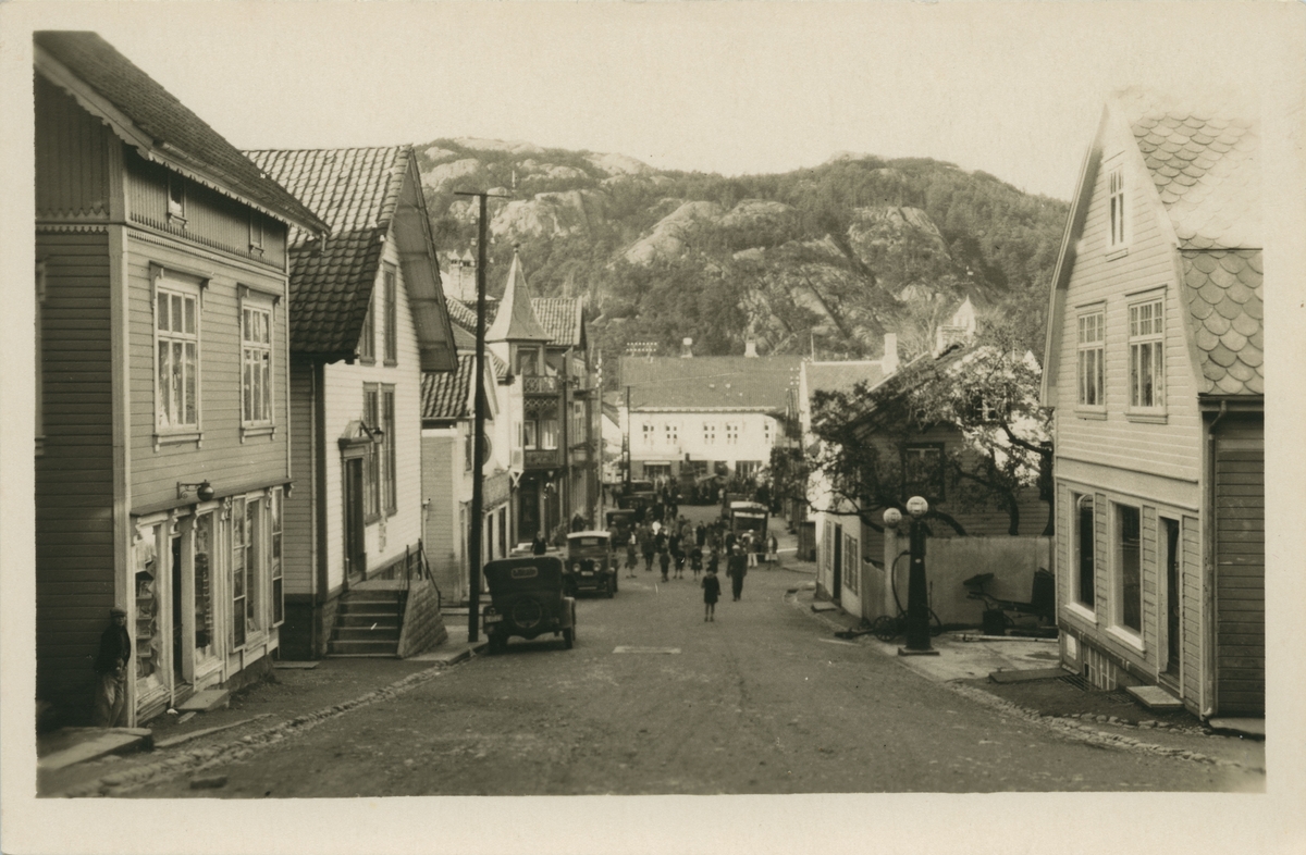 Johan Feyers gate, Egersund ca. 1922.
