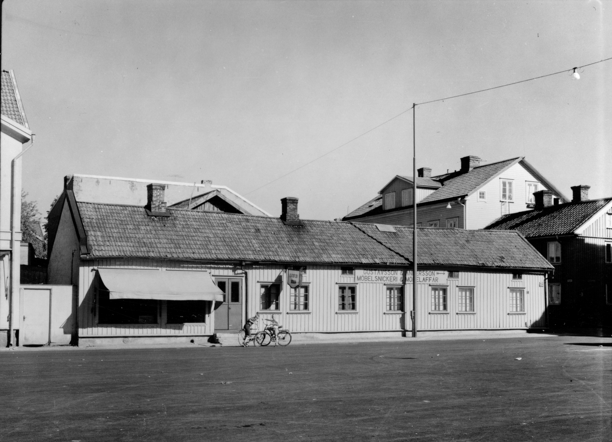 Köttorget - Nygatan 4, Tavagården. Från NM:s byggnadsinventering 1957.
