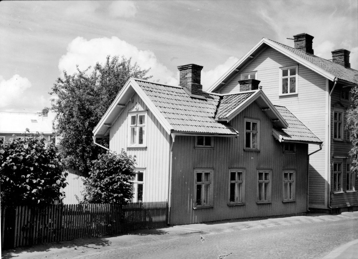 Östertullsgatan 1. Från NM:s byggnadsinventering 1957.