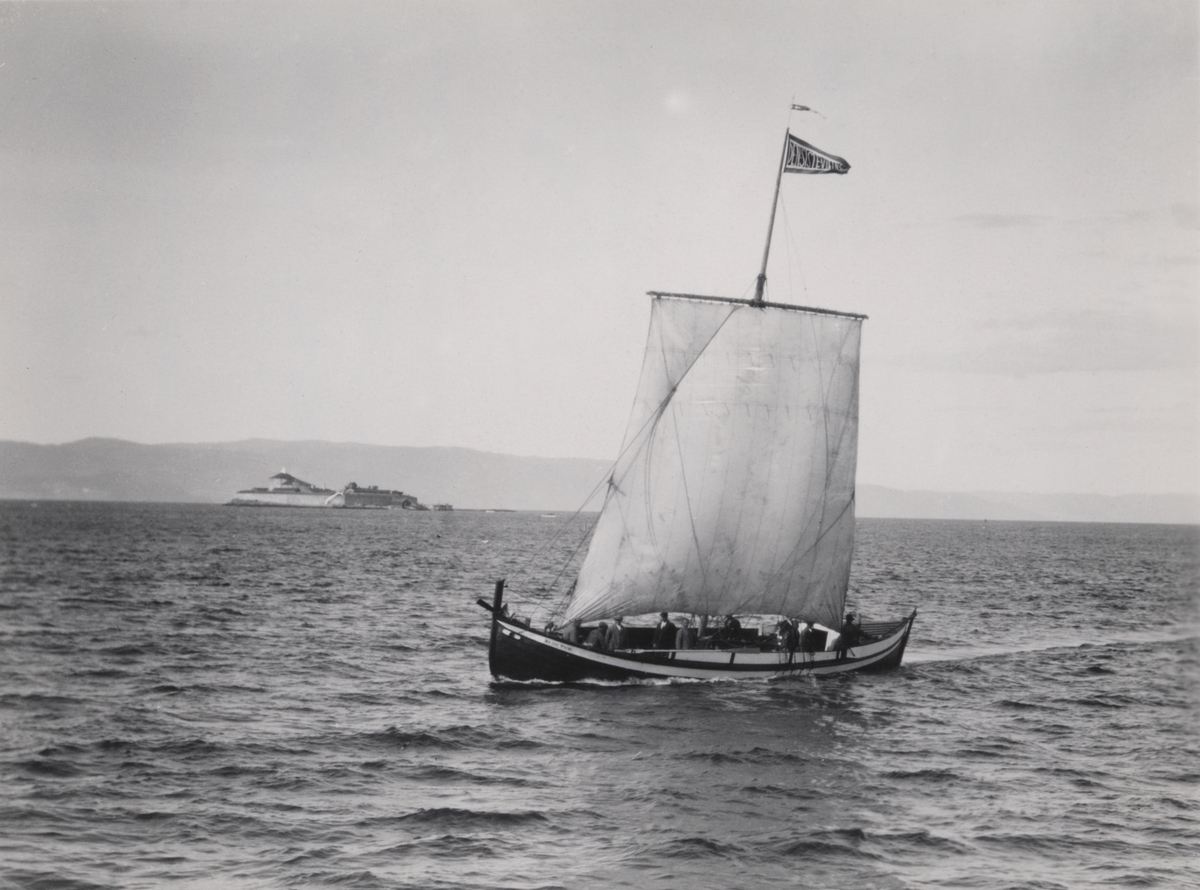 Storbåten 'Den siste viking'.