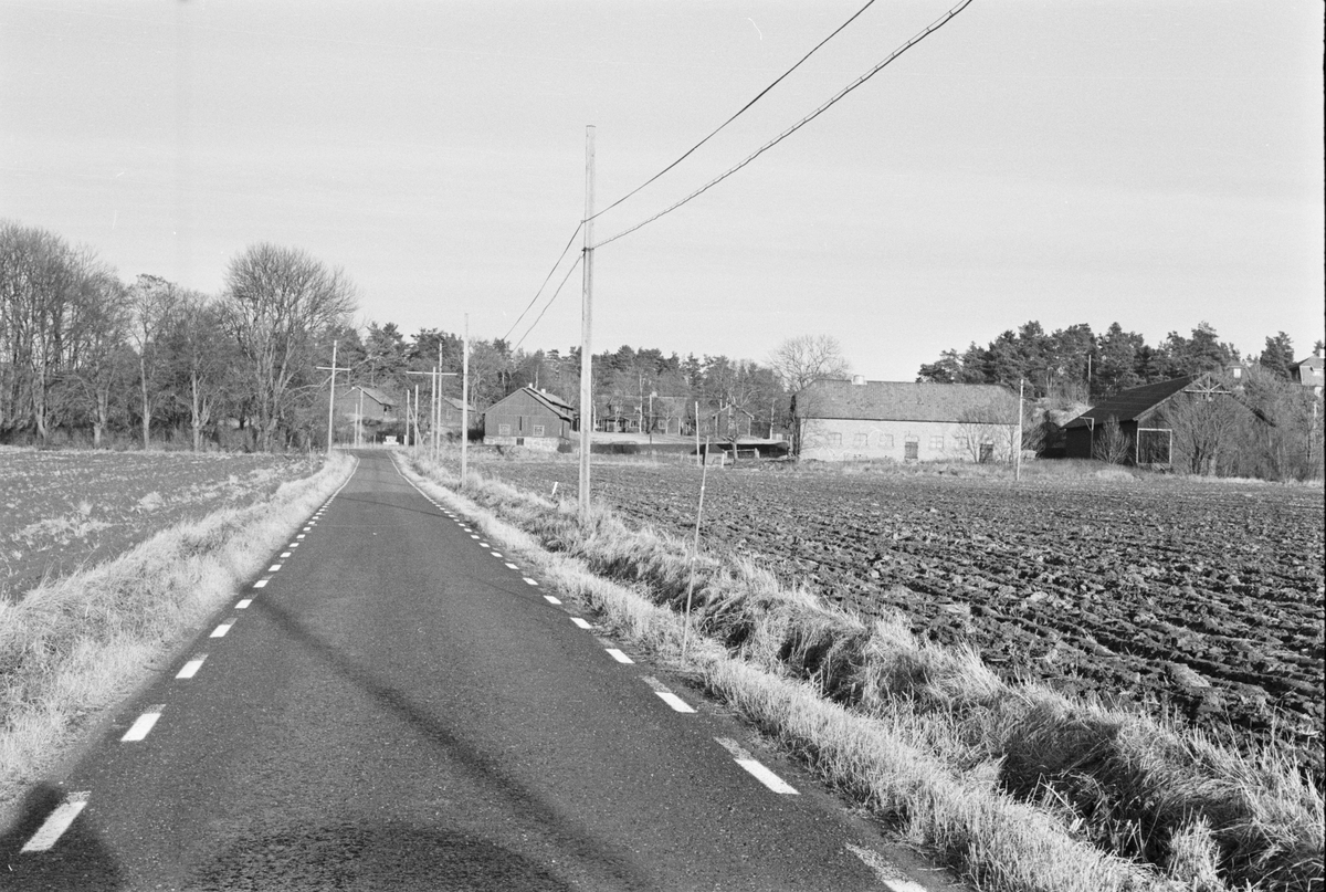 Vy över Norrhällby 3:1, Norrhällby, Vaksala socken, Uppland 1978