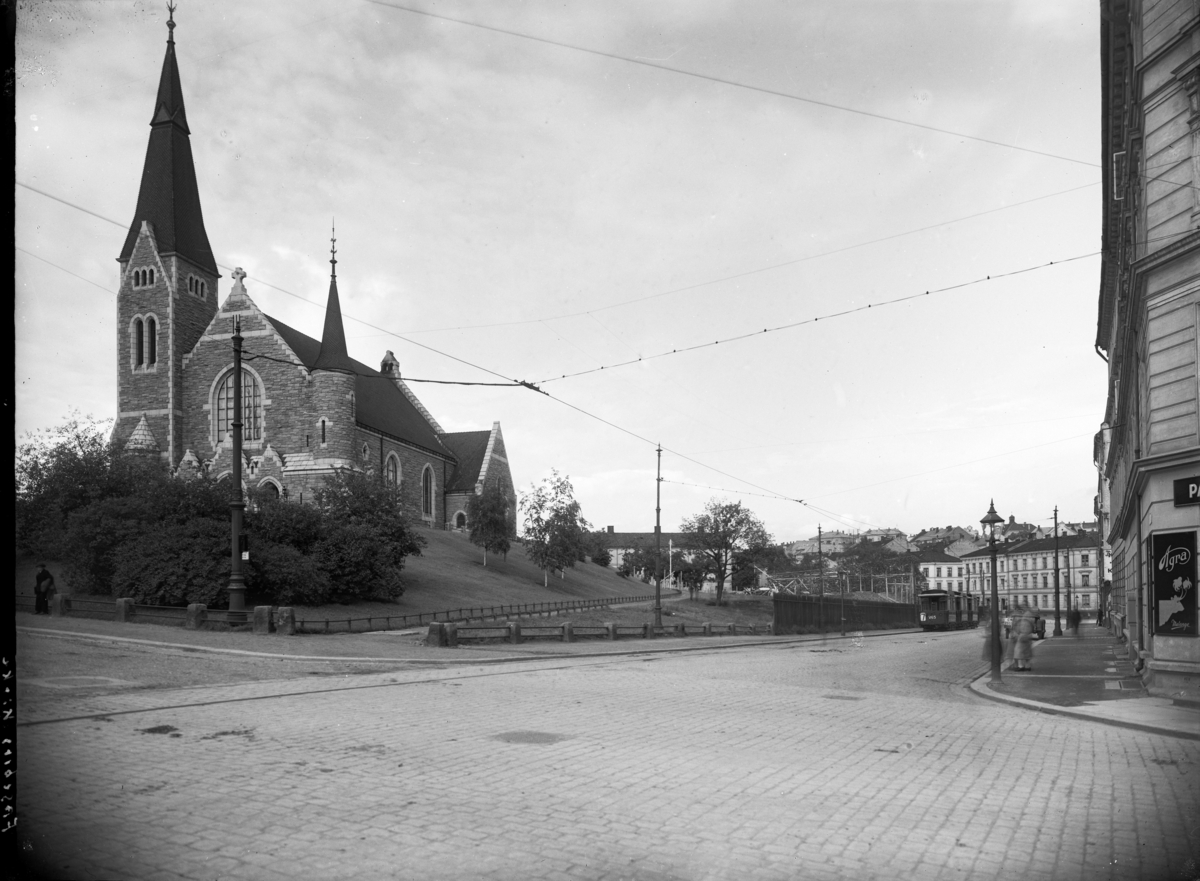 Eksteriørfoto av Fagerborg kirke i Oslo