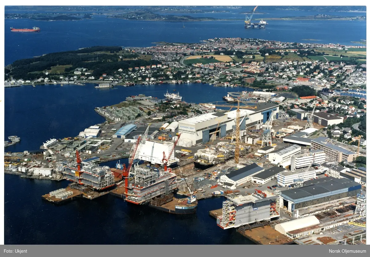 Moduler til Heidrun er under bygging ved Rosenberg Verft i Stavanger.
