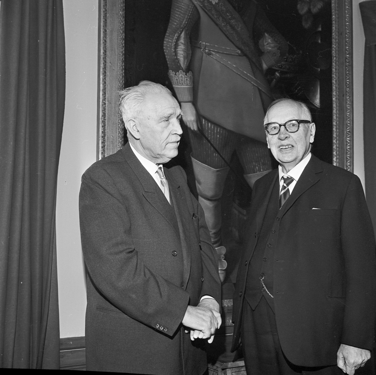 Gustav Adolfs Akademien, Anders Diös och Jöran Sahlgren, Uppsala 1965