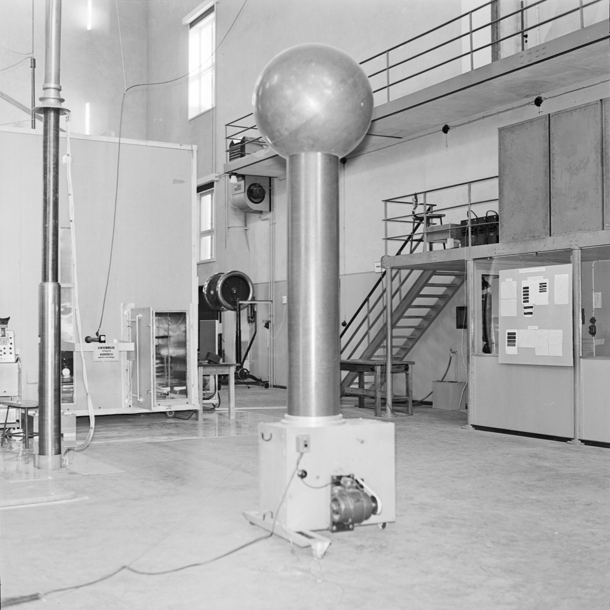 Högspänningslaboratoriet, Uppsala 1964