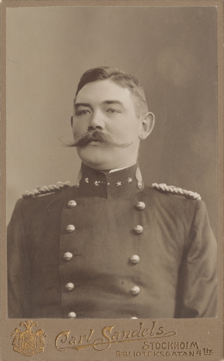Porträtt av okänd fransk officer.