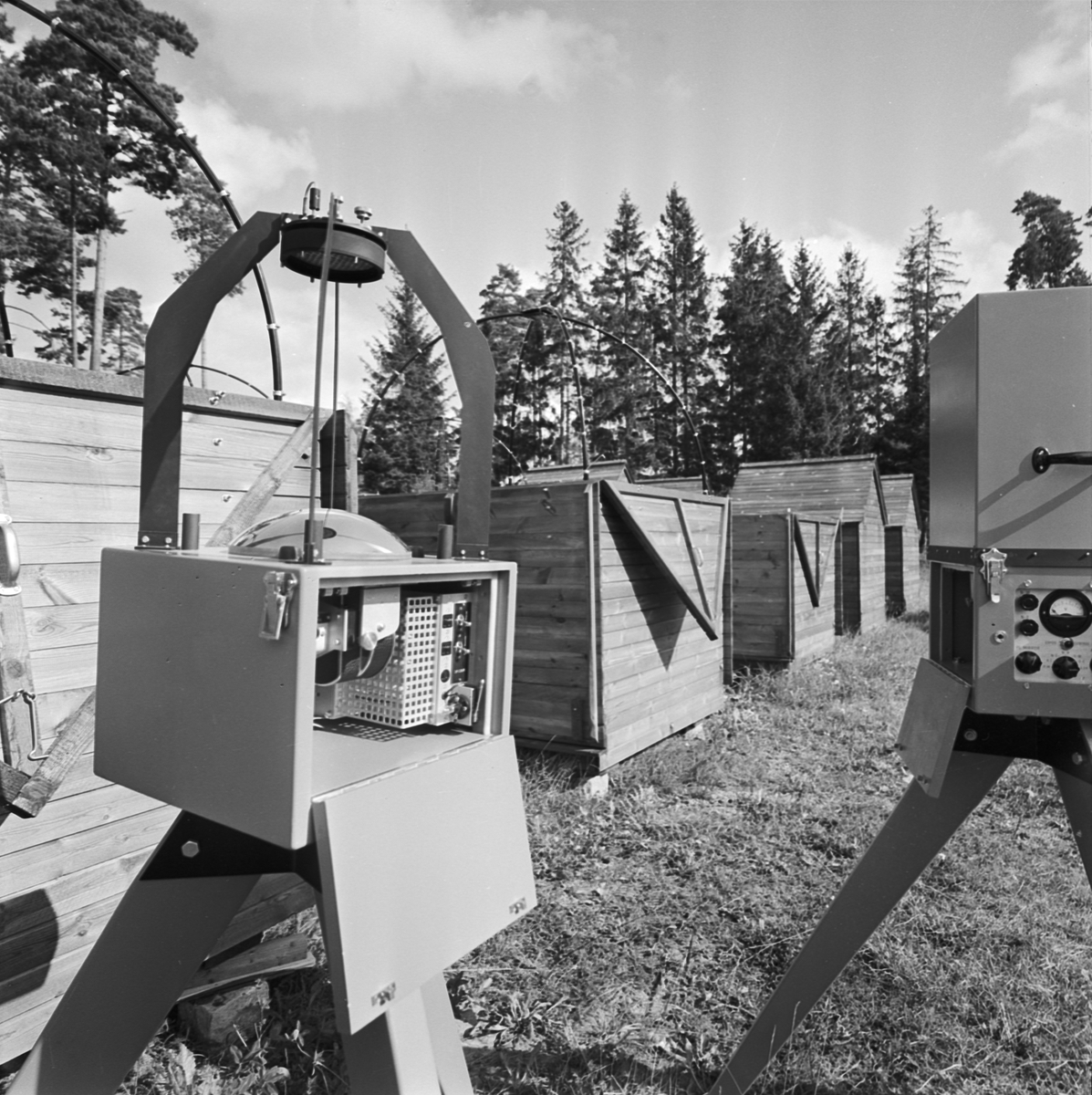 Jonosfärobservatoriet, kameror, Uppsala 1956