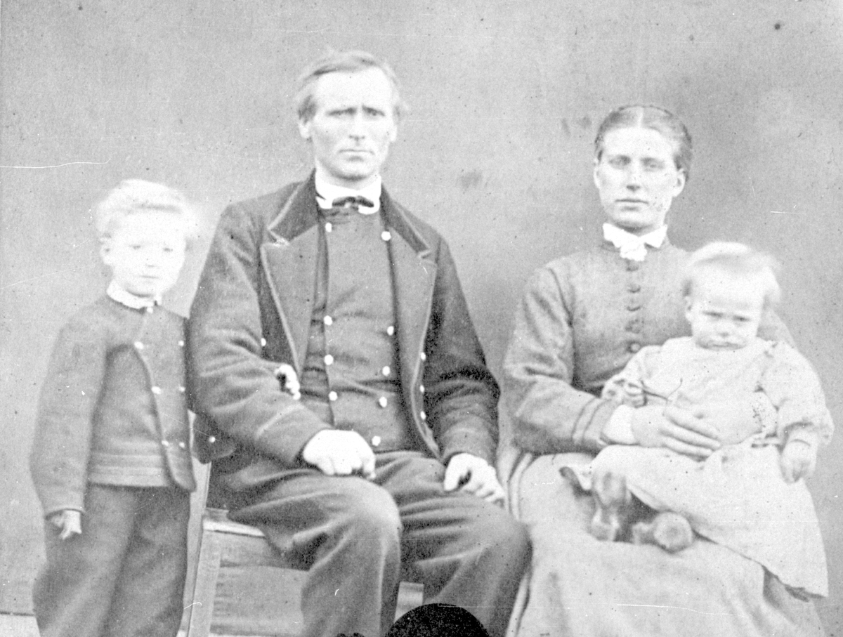 Familien Vikhagen 1884.