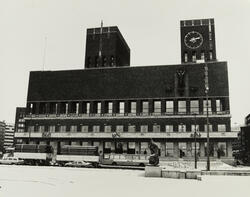 Rådhuset. Februar 1988