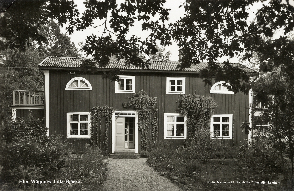 Elin Wägners Lilla Björka, ca 1950.