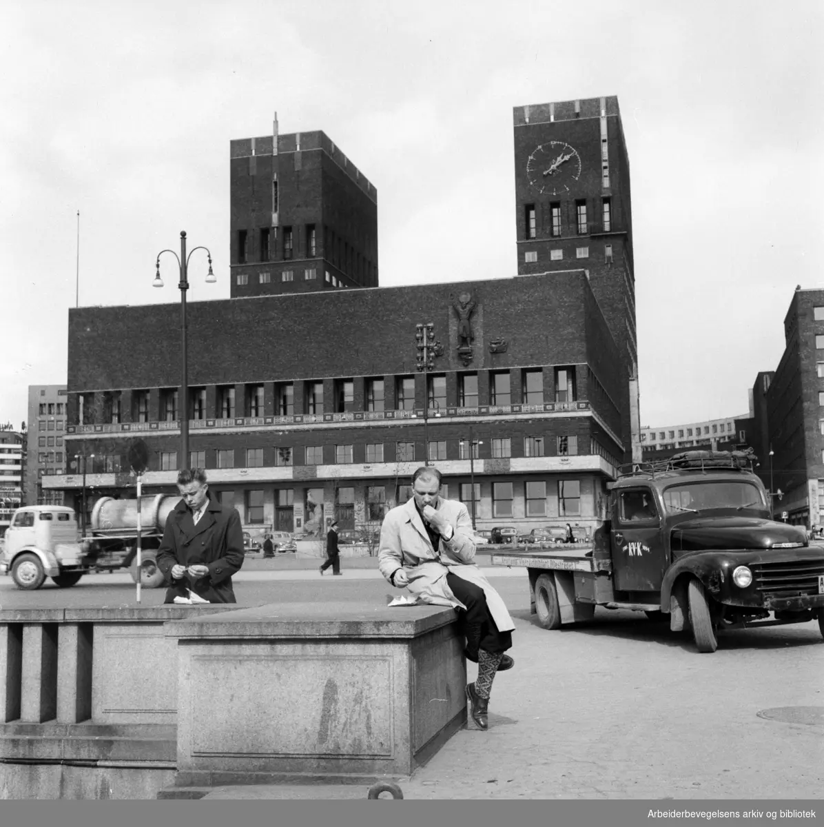 Rådhuset. Rådhusbrygga. 1950 - 1960.