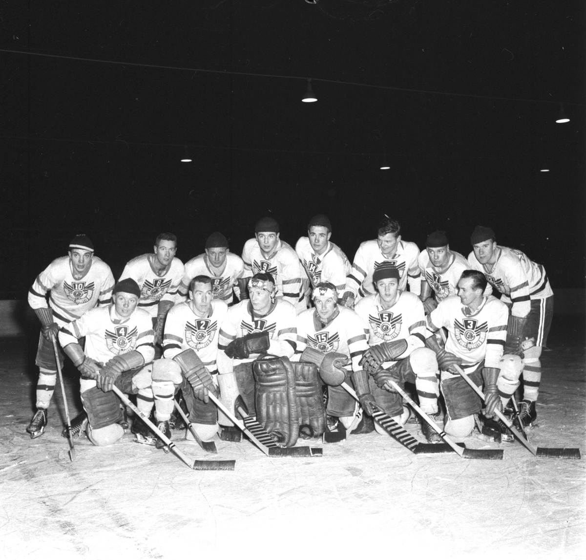 GGIK:s ishockeylag 1957-1958.