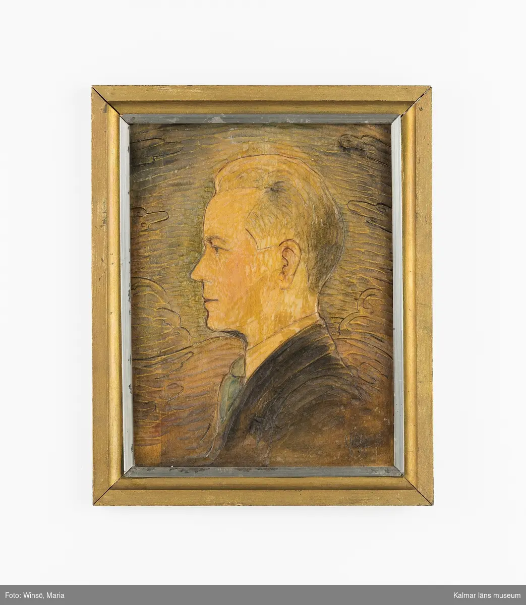 Porträtt av Gustaf Sivgård, från sidan.