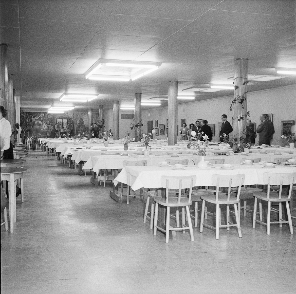 Upsala Ekeby - ny restaurant, Uppsala maj 1947