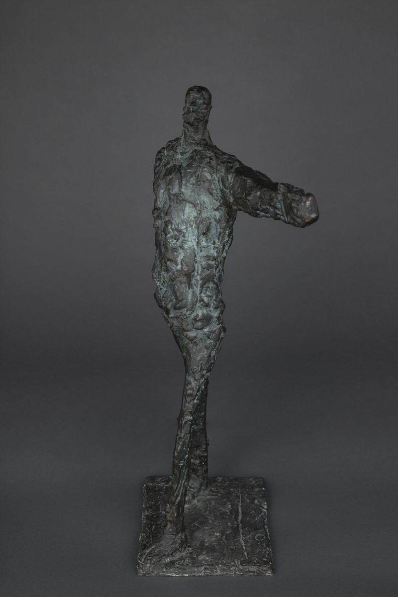 Stålmannen Haukeland [Bronseskulptur]