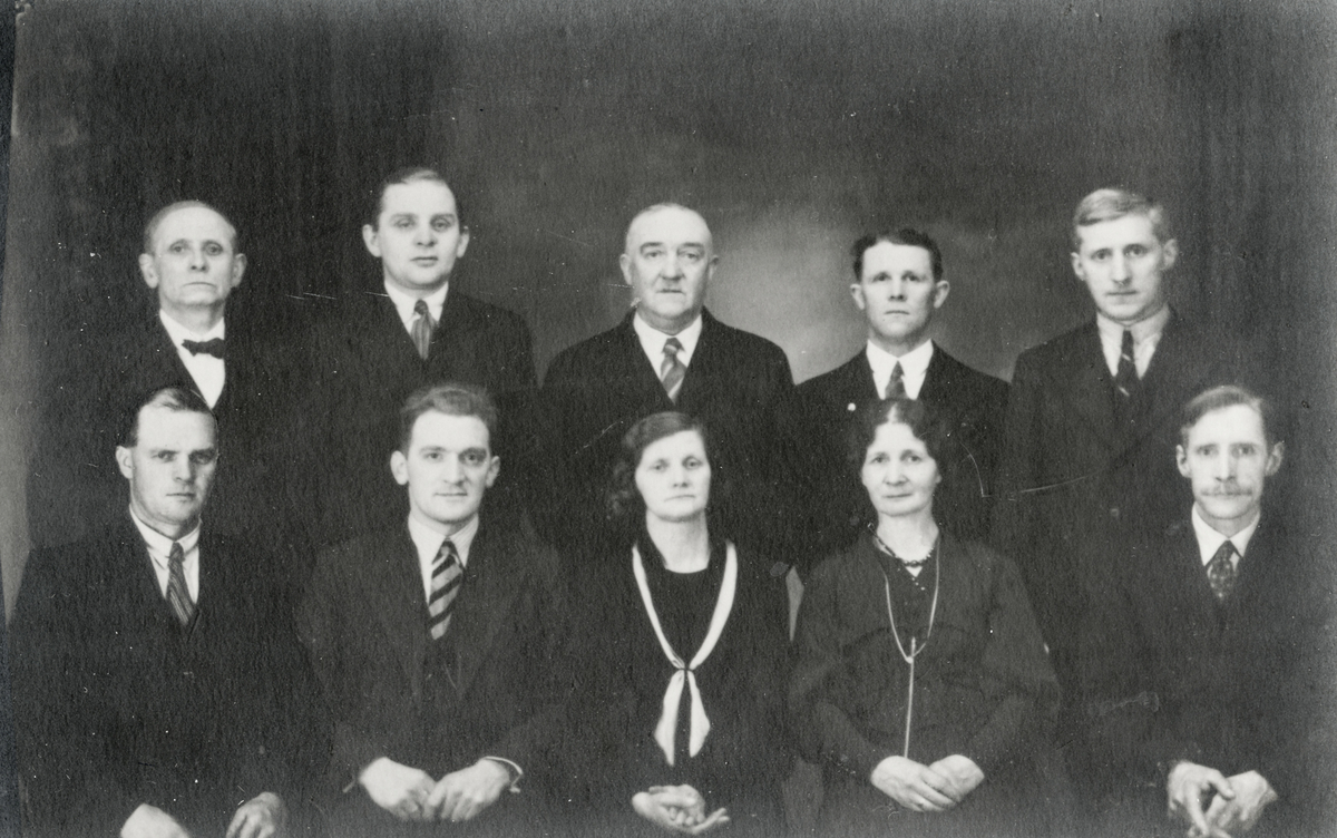 Styret i Odda Koop selskap. 25 års jubileum 1935.