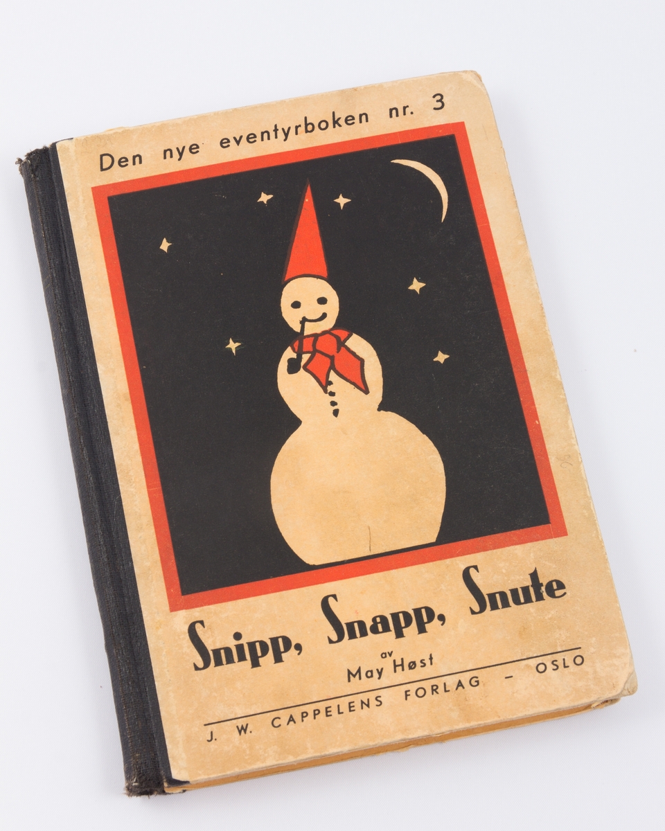 Den nye eventyrboken nr. 3 Snipp, Snapp, Snute av May Høst fra 1933 av A.s Indremissionstrykkeriet