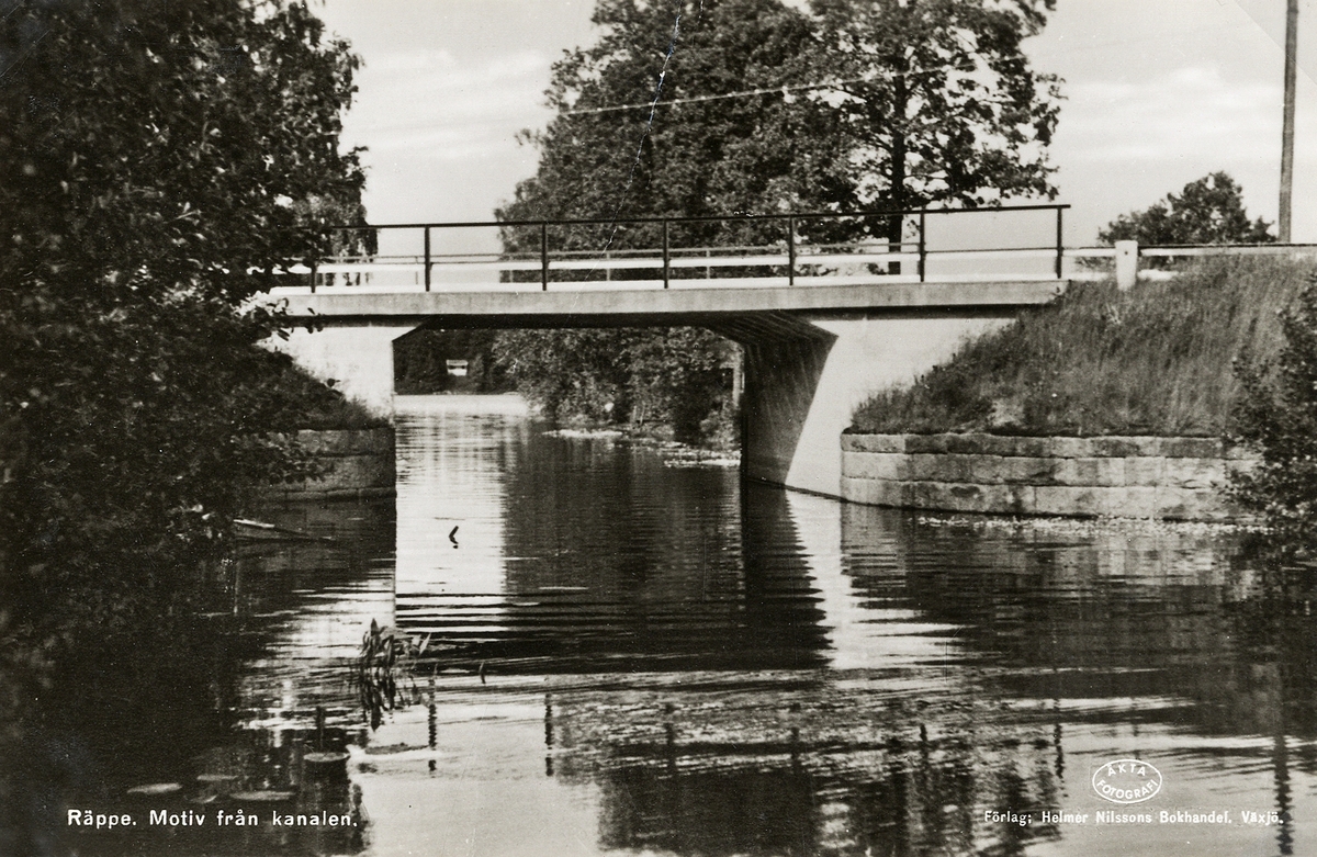 Räppe, motiv från kanalen.1940-tal.