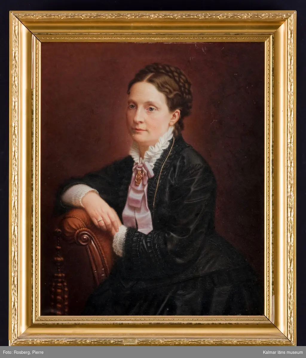 Porträtt av Nina Magdalena Dorotea  von Krusenstierna, i halvfigur.