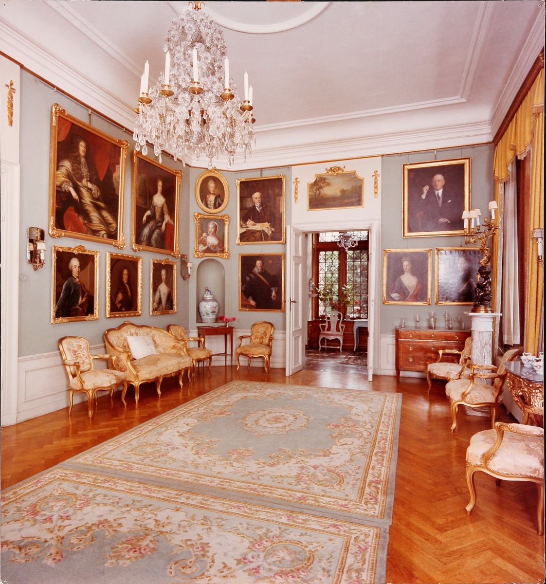 Galleriet på Teleborgs slott, ca. 1964