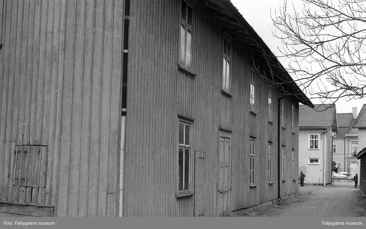 Byggnadsinventering 1972. Kemisten 4, gårdshus vid Torggränd/Wibergs gränd.