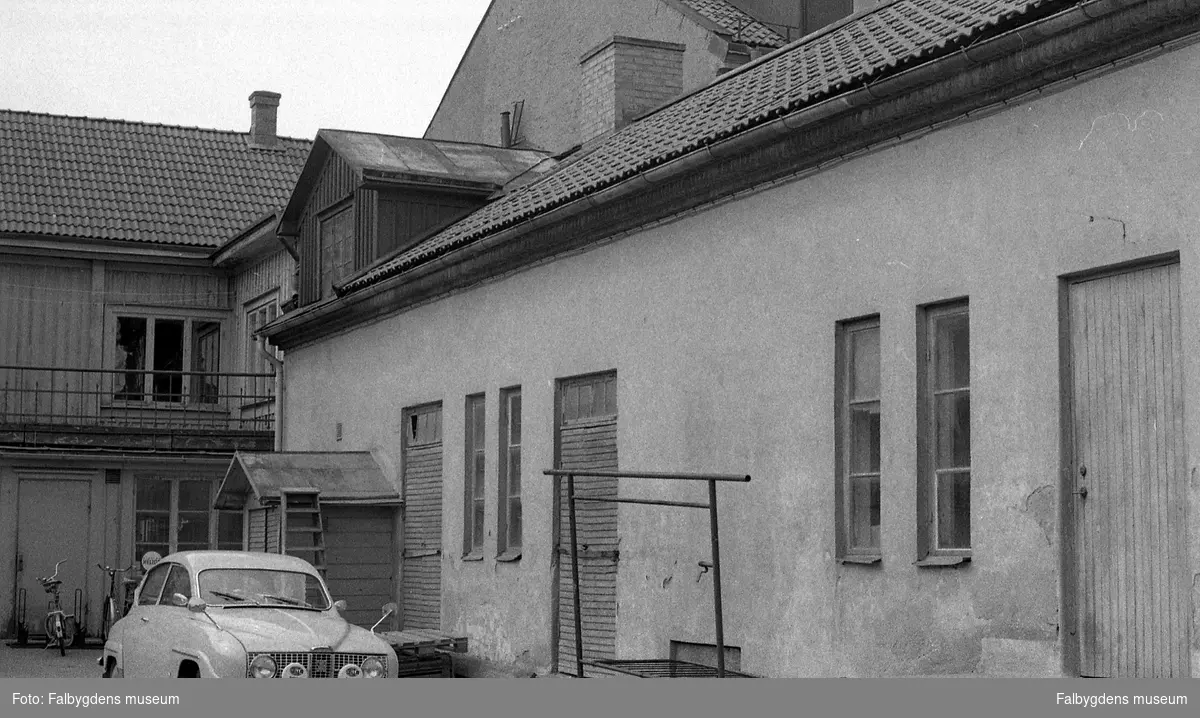 Byggnadsinventering 1972. Boktryckaren 4, längan mot Flygares gränd från N.